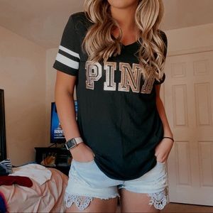 PINK Black Tee